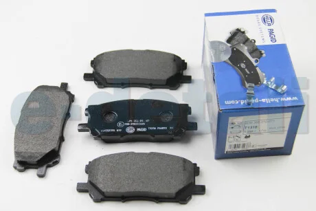 Тормозные колодки пер. Lexus RX 03-08 (sumitomo) HELLA 8DB355010-071