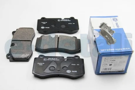 Колодки гальмівні дискові комплект; передн. HELLA 8DB355011401