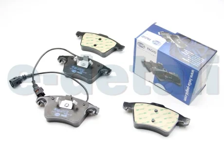 Тормозные колодки пер. VW Touareg 02-10 (ATE) HELLA 8DB355011-621
