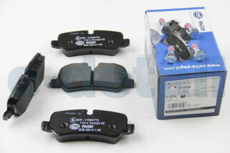 LANDROVER Тормозные колодки задн.Range Rover Sport 05-,Discovery 04- HELLA 8DB 355 011-981