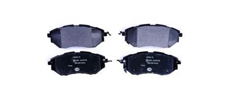 Тормозные колодки дисковые комплект; передняя. HELLA 8DB355012031