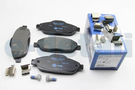 Тормозные колодки пер. Peugeot 308 07- (Bosch) HELLA 8DB355013-911