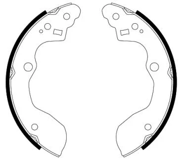 SUZUKI Колодки гальмівні барабанні SX4 06- HELLA 8DB 355 022-581