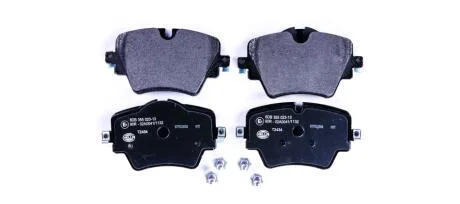 Тормозные колодки дисковые комплект; передняя. HELLA 8DB355023131