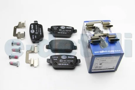 Тормозные колодки зад. Focus/Galaxy/Kuga/Mondeo/S80/V70/XC70 06- 1.6-4.4 HELLA 8DB355025-351