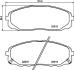 Колодки тормозные, дисковый тормоз HELLA 8DB355039441 (фото 4)