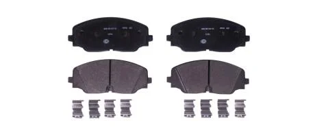Колодки тормозные, дисковый тормоз HELLA 8DB355039941
