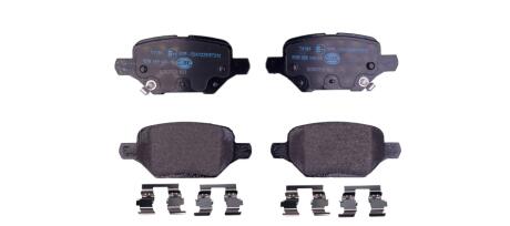 OPEL Гальмівні колодки задні MOKKA / MOKKA X 1.4 12- HELLA 8DB 355 040-181