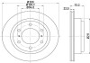 PRO MITSUBISHI Гальмівний диск задн. Pajero 00- HELLA 8DD 355 118-651 (фото 1)