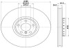 PRO HIGH CARBON BMW Гальмівний диск передн. лівий X5 (E70), X5 (F15, F85), X6 (E71, E72) HELLA 8DD 355 120-721 (фото 1)