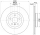 PRO BMW Гальмівний диск передн. 1 (F40), 2 Gran Coupe (F44), 2 Gran Tourer (F46), X1 (F48), X2 (F39) HELLA 8DD 355 122-641 (фото 4)