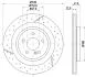 PRO HIGH CARBON DB Гальмівний диск W176, C117, X156, R172 HELLA 8DD 355 126-441 (фото 1)