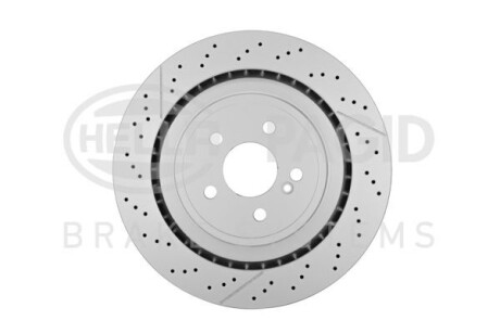 Диск гальмівний PRO High Carbon перфорований; задн. HELLA 8DD 355 126-871