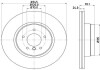 PRO HIGH CARBON BMW Гальмівний диск задн. X5 (E70), X5 (F15, F85), X6 (E71, E72) HELLA 8DD 355 129-321 (фото 1)