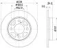 PRO SUZUKI диск гальм. задн. SWIFT 17- HELLA 8DD 355 132-041 (фото 4)