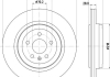 PRO TESLA гальм. диск задн. MODEL S 14-, MODEL X 16- HELLA 8DD 355 132-901 (фото 1)