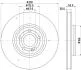 PRO HIGH CARBON DB Гальмівний диск W177, V177, W247, H247, X247 HELLA 8DD 355 133-051 (фото 4)
