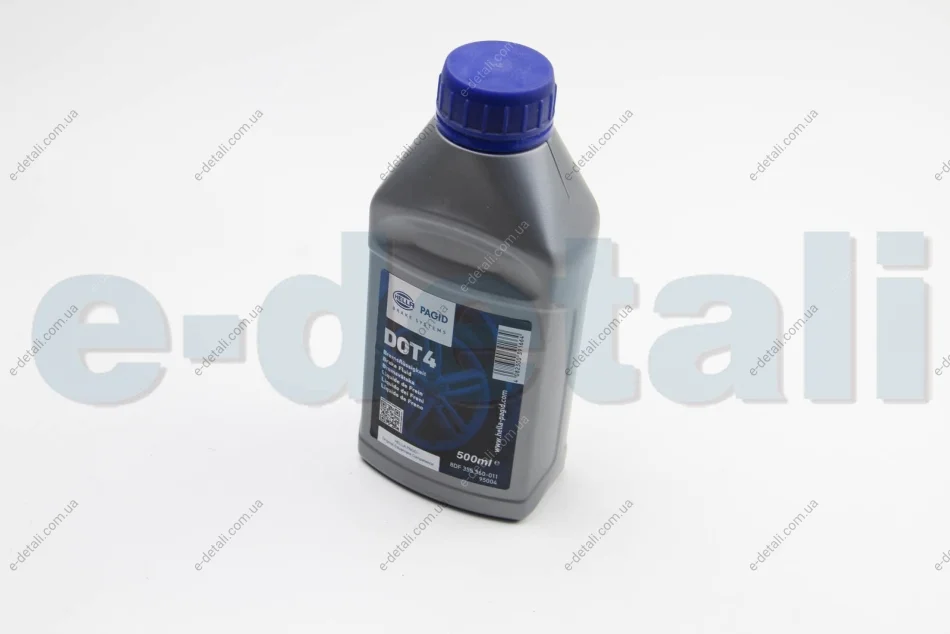 Гальмівна рідина DOT4 (0,5L) HELLA 8DF355360011 (фото 1)