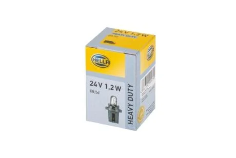 Автолампа Behr Hella B8,5d 1,2 W прозрачная HELLA 8GA007997071