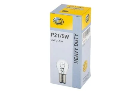 Автолампа Behr Hella P21/5W BAY15d 5 W 21 W прозрачная HELLA 8GD002078241