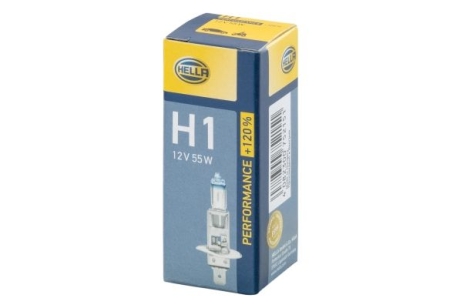 H1 12V 55W Лампа розжарювання PLUS 120% HELLA 8GH 223 498-011