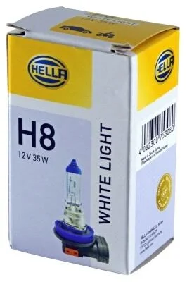 Лампа розжарюванняm White Light H8 12V 35W 4200K HELLA 8GH223498141 (фото 1)