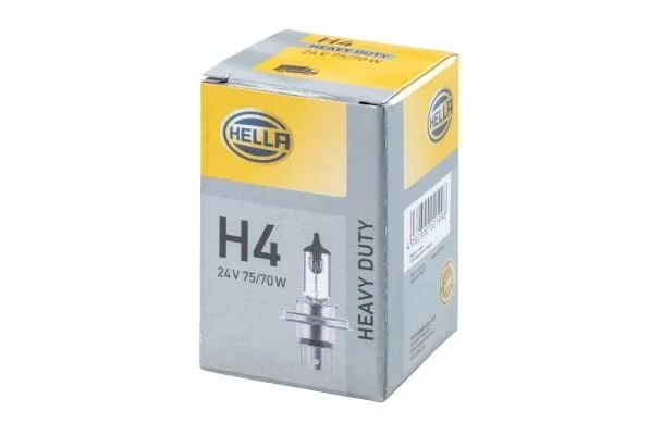 Лампа накаливания, H4 24V 75/70W P 43t HELLA 8GJ002525251 (фото 1)