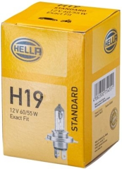 H19 12V 60/55W Лампа галогенова STANDARD HELLA 8GJ 235 698-101