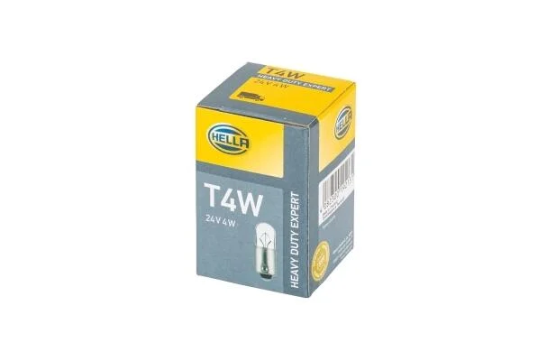 Автолампа Behr Hella Heavy Duty T4W BA9s 4 W прозрачная HELLA 8GP002067261 (фото 1)