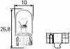 Автолампа Behr Standard W5W W2,1x9,5d 5 W прозрачная HELLA 8GP003594251 (фото 1)