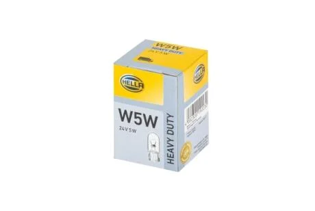 Автолампа Behr Hella Standard W5W W2,1x9,5d 5 W прозрачная HELLA 8GP003594251