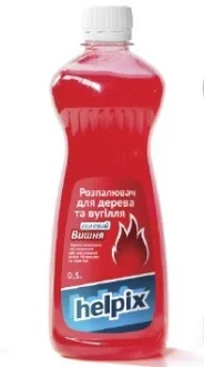Розпалювач для дерева та вугілля Helpix гелевий вишня 500 мл HELPIX 4823075800070