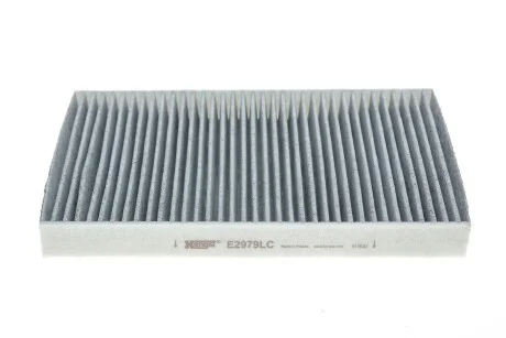 Фильтр салона Citroen C2/C3/C4/Peugeot 307/308 00- (угольный) HENGST FILTER E2979LC
