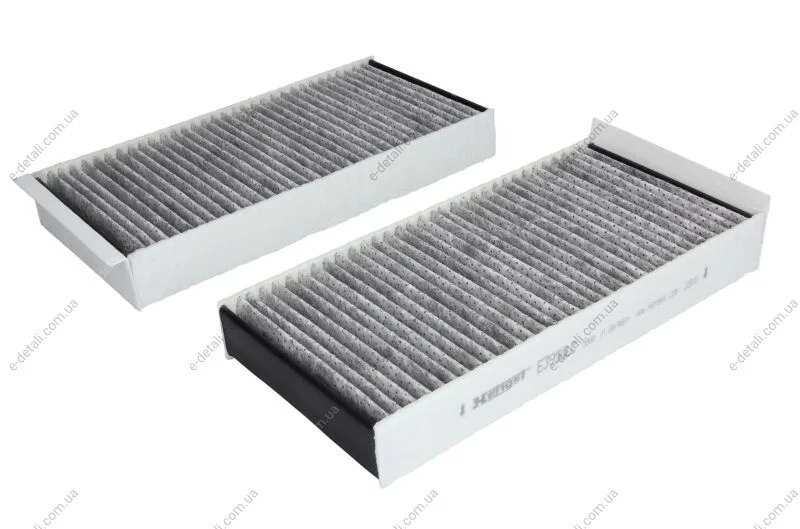 Фильтр салона BMW 2 (F44/F45/F46) 14-16/X1 (F48) 15-16/i3 (I01)/Mini Mini 13-16 (к-кт 2шт)(угольный) HENGST FILTER E3950LC-2 (фото 1)