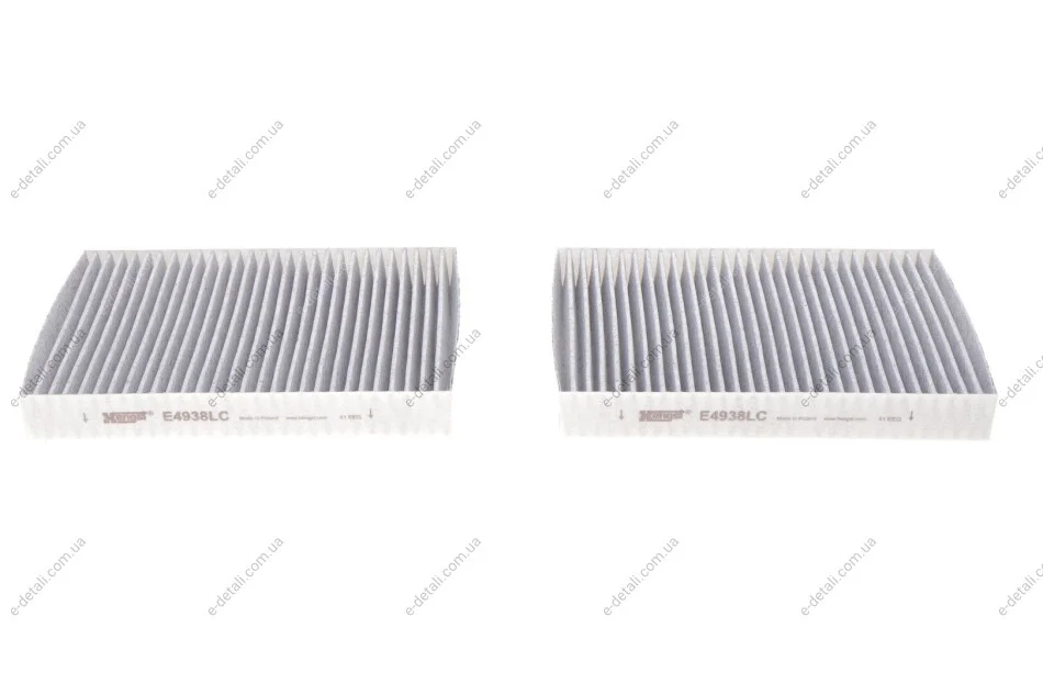 Фільтр салону BMW 5 (G30/F90)/7 (G11/G12) 15- (вугільний) (к-кт 2 шт.) HENGST FILTER E4938LC2 (фото 1)