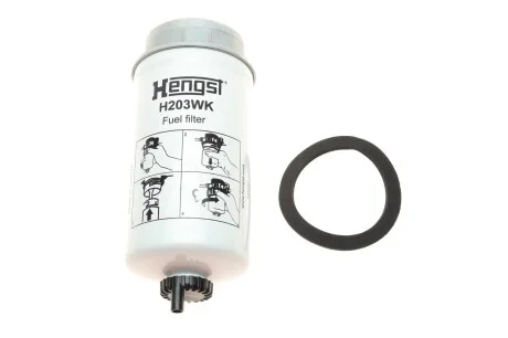 Фильтр топливный Ford Transit V-184 2.0/2.4DI 00-04 HENGST FILTER H203WK