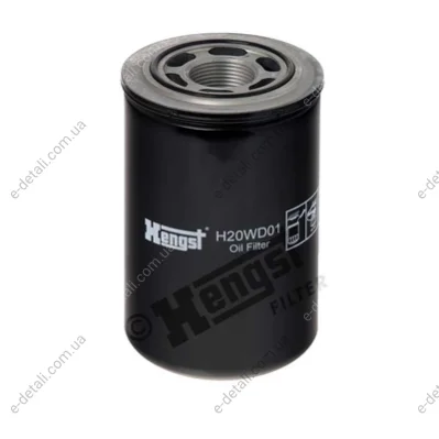 Фильтр масляный HENGST FILTER H20WD01 (фото 1)