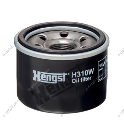 Фильтр масляный Smart Fortwo Coupe/Cabrio 1.0i 07- HENGST FILTER H310W (фото 1)