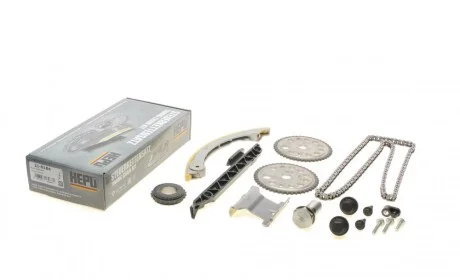 Комплект ланцюга ГРМ Opel Vectra B/C/Astra G 2.0-2.2.2 01- (ланцюг, натяжник, шестерня) HEPU 21-0184