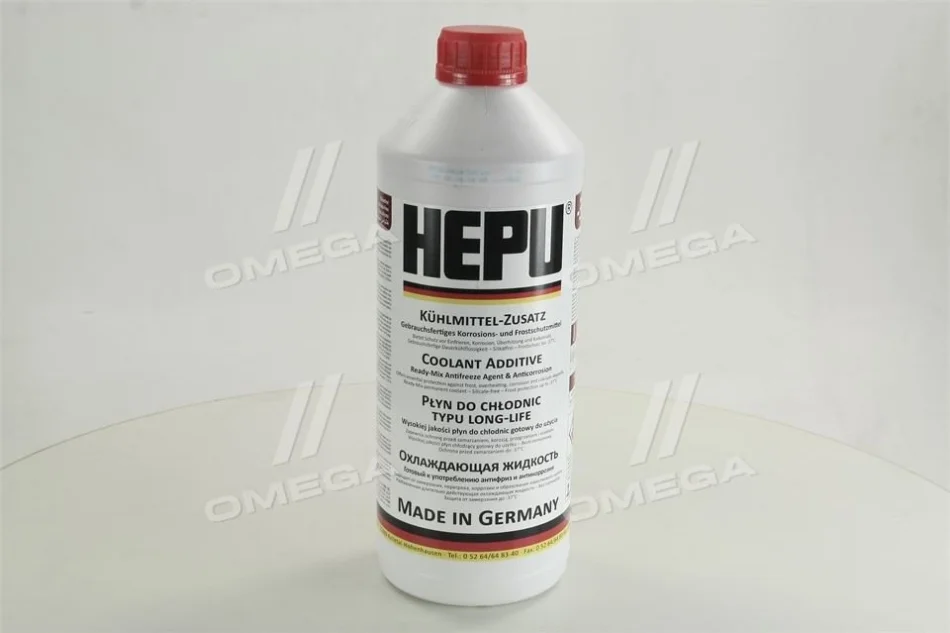 Антифриз G12 READY MIX RED-37C (Канистра 1,5л) HEPU P900-RM-G12 (фото 1)