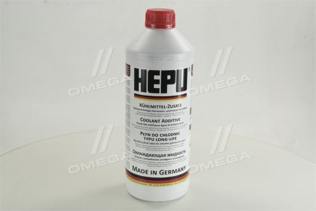 Антифриз G12 READY MIX RED-37C (Канистра 1,5л) HEPU P900-RM-G12 (фото 1)