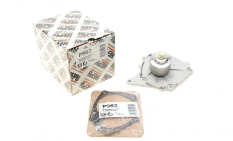 Помпа воды Renault Kangoo 1.5dCi 08- (d=74mm) (металлическая крыльчатка) HEPU P962