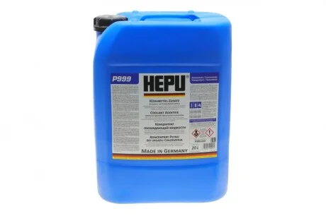 Антифриз (синий) G11 (20L) (W G011 A8C A1) (концентрат) HEPU P999-020