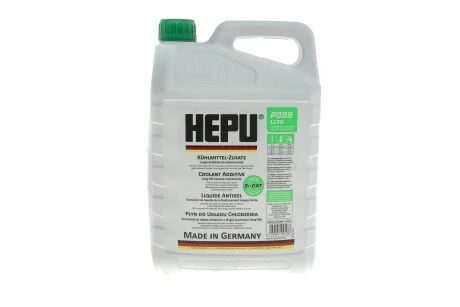 Антифриз (зеленый) (5L) (1:1=-37°C) (концентрат) HEPU P999-LL18-005