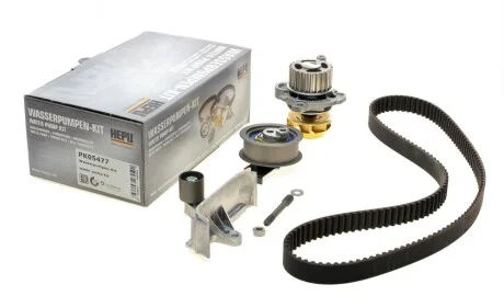 Комплект ГРМ + помпа Audi A4 96-09/A6 96-05/VW Passat 1.8 T 95-05(150x23)(помпа P547) HEPU PK05477