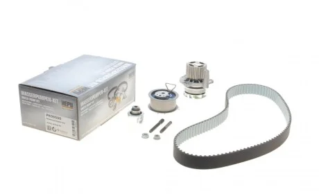 Комплект ГРМ + помпа VW Caddy III 07-10-/Golf IV/V 00-11/Passat 1.9T/2.0 TDI 00-09 (120x30) HEPU PK05500