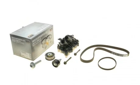 Комплект ГРМ + помпа VW Caddy IV/Passat/Golf 1.4 TSi/TGI 15- (10x87z)(+ ремень помпы) HEPU PK06870