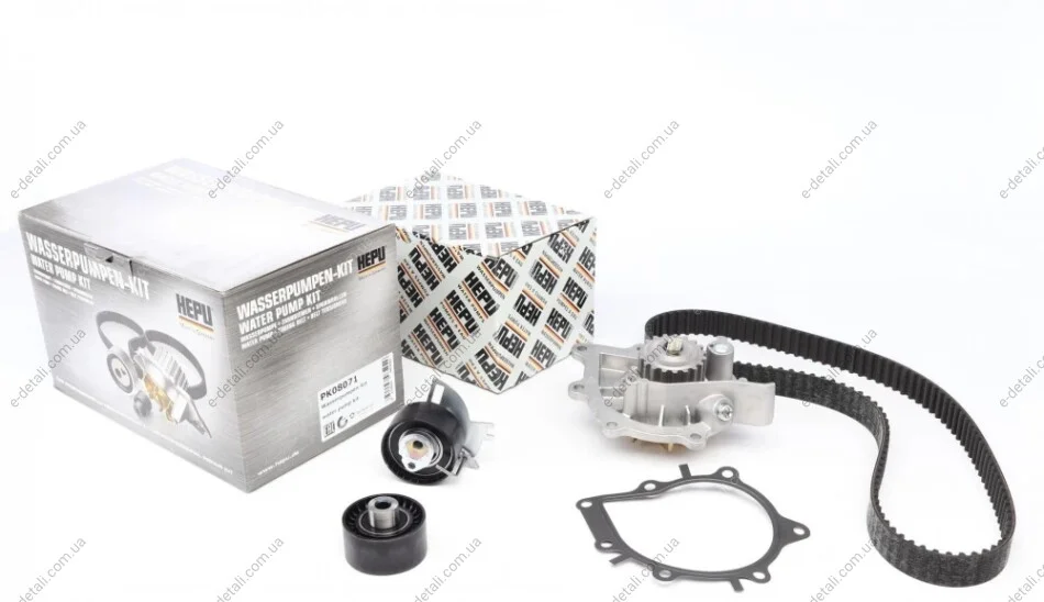 Комплект ГРМ + помпа Citroen Jumper/Jumpy/Peugeot Boxer/Expert 2.0 BlueHDi 15- HEPU PK08071 (фото 1)