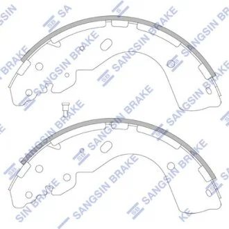 Колодки гальмівні задні (барабанного типу) Nissan Navara (15-) HI-Q Hi-Q (SANGSIN) SA213