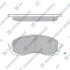 Комплект тормозных колодок из 4 шт. дисков Hi-Q (SANGSIN) SB SP1629 (фото 1)